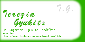 terezia gyukits business card